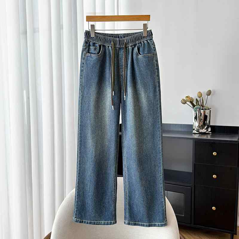 ・主な素材: 綿70〜80%デニム・デザイン: ポケット・.上品カジュアル・加工: ノンアイロン・カラー: デニムブルー・サイズ展開: 3XL, 4XL, 5XL, 6XL, 7XL, 8XL, 9XL・パンツ丈: ロング・ウエスト: ハイウエスト.ゴム・生地の厚さ: 厚手・対象年齢: 成人・シルエット: ワイドレッグ・伸縮性: 高・性別: レディース