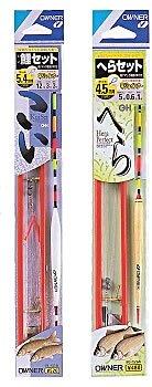 OWNER(オーナー) 仕掛け へらセット 2本 改良スレ 4.5号 0.6号 4.5m R-514主な対応魚種:へら鈎本数:2本 / 使用鈎:改良スレ号数:4.5号 / ハリス号数:0.6号 / 道糸号数:1号全長:4.5m特徴:うき付き
