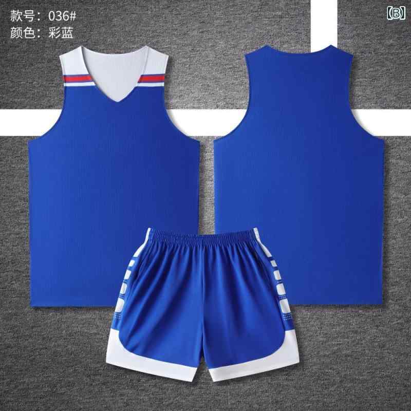 バスケットボール タンクトップ 男性用 子供用 吸湿速乾 通気性 スポーツウェア 練...