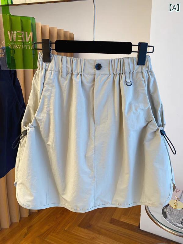 ・カテゴリ: ショーツ・風・主な素材: ポリエステル70-80%・パンツ丈: ホットパンツ・ウエスト: 高腰・デザイン: ワークパンツ・ストレッチ: 微弾性・流行要素: 紐・カラー展開: 杏色.黒・サイズ展開: S.M.L.XL.2XL