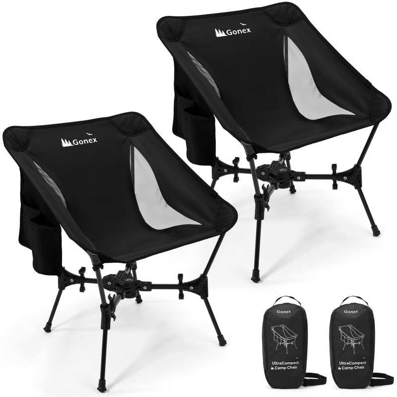 アウトドアチェア 軽量 折りたたみ コンパクトキャンプチェア 釣り、登山 アウトドア用品 収納袋付き 耐荷重150kg