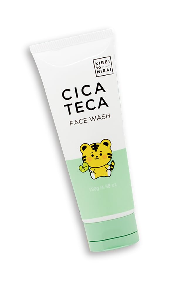 KIREI to MIRAI 洗顔フォーム シカ&ティーツリー 130g 洗顔料 無香料 ツボクサエキ...