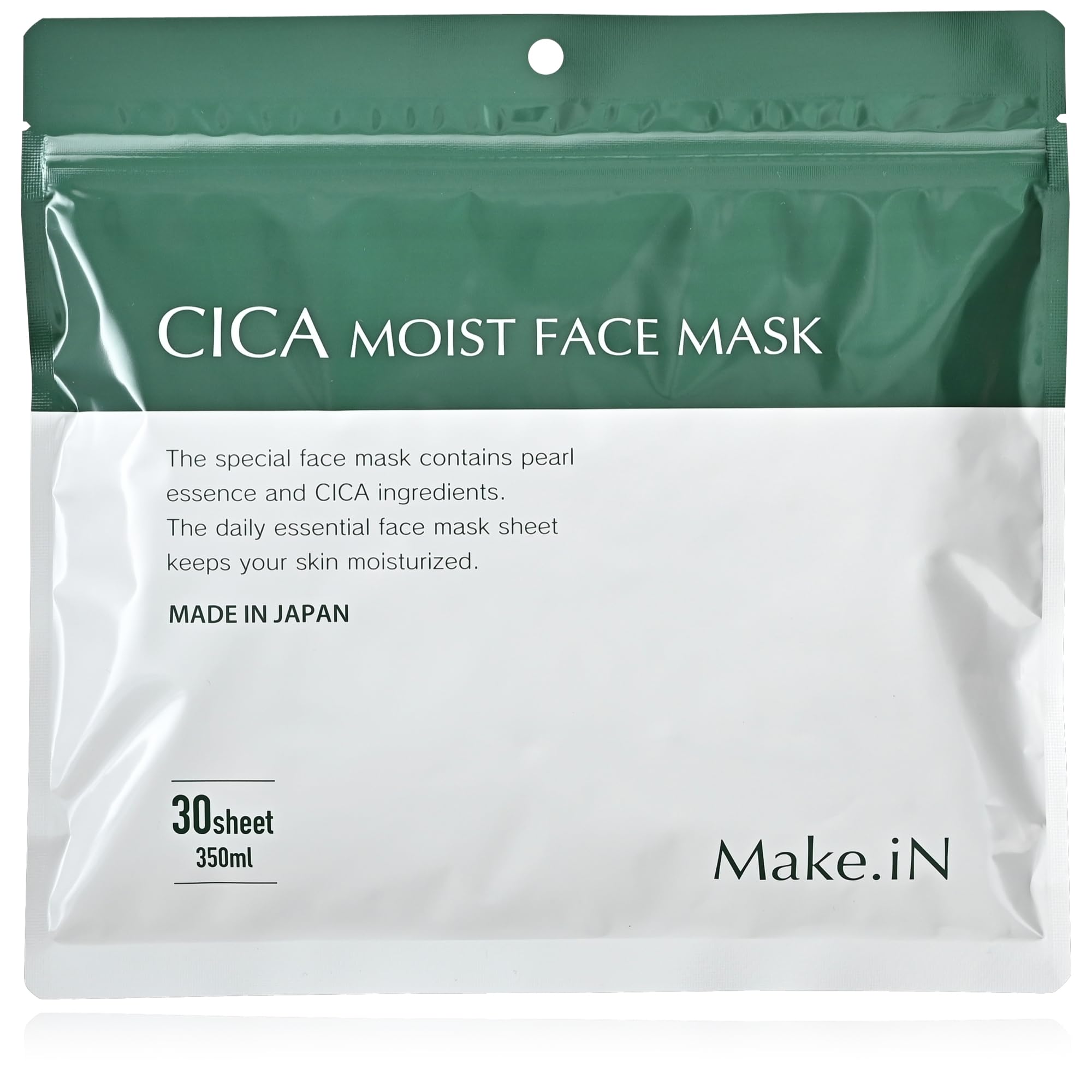 〈11/18限定 P10倍〉CICA MOIST FACE MASK シカ モイストフェイスマスク 30枚入り Make.iN パック フェ..