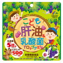 〈年末までポイント2倍キャンペーン〉【栄養補助食品】こども肝油＆乳酸菌ドロップグミ 100粒 ぶどう味 キッズサプリ おやつサプリ 送料無料 おいしいぶどう味の味付けの乳酸菌配合の肝油グミ 5