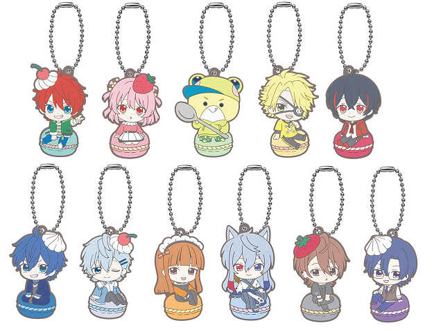 カラフルピーチ カプセルラバーマスコット カラフルマカロン 全11種セット コンプ コンプリートセットのサムネイル