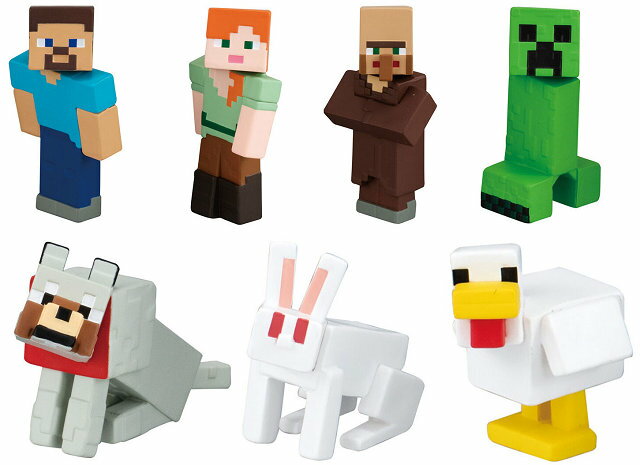 マインクラフト ならぶんです。5 全7種セット コンプ コンプリートセットのサムネイル