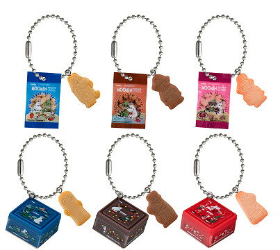 MOOMIN ビスケットミニチュアチャーム 全6種セット コンプ コンプリートセットのサムネイル