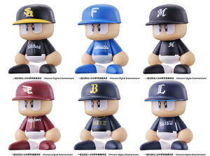 パワプロくん ならぶんです。 パシフィック・リーグ ビジターVer. 全6種セット コンプ コンプリートセット