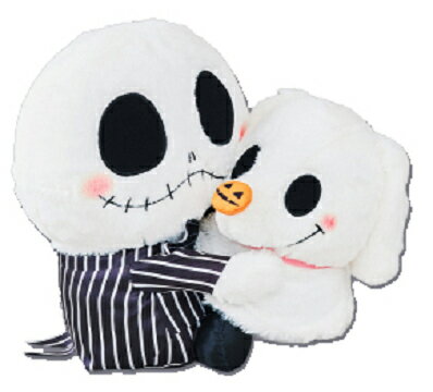 ティム・バートン ナイトメアー・ビフォア・クリスマス FukuFuku ペアぬいぐるみ 全1種のサムネイル