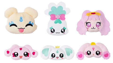 プリキュアオールスターズ ぬいぐるみクリップ 全6種セット コンプ コンプリートセットのサムネイル