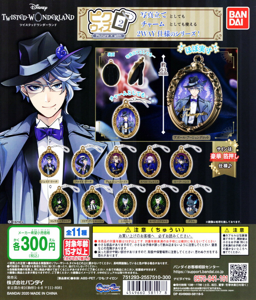 ディズニー ツイステッドワンダーランド ピクウィズ2 全11種セット コンプ コンプリート