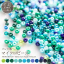インド製マイクロ グラスビーズ15/0 C群12色/アクセサリー ハンドメイド 手芸 手作り 材料 素材 ビーズ織り ビーズステッチ ネックレス ピアス アリワーク