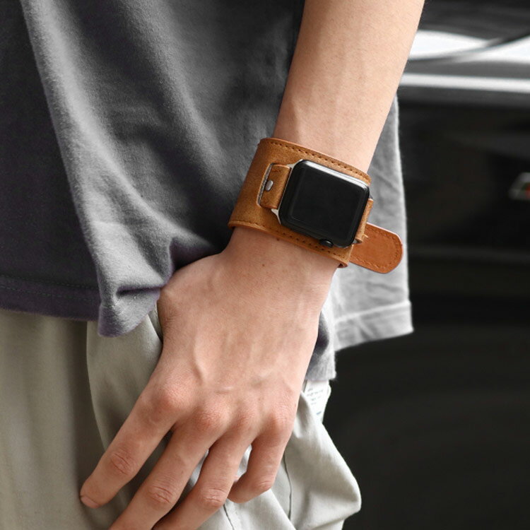 アップルウォッチ バンド レザー 革 se series 6 series 5 series 4 series 3 アップルウォッチ ベルト レザー 二重 applewatch バンド 44mm 40mm 38mm 40mm 交換バンド アップルウォッチ ベルト