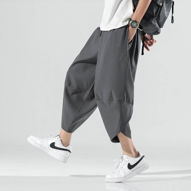 7分丈 M-5XL ズボン サルエルパンツ M-5XL メンズ パンツ 袴 大きいサイズ アラジ...