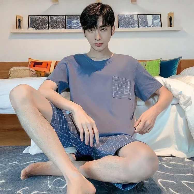 ハーフパンツ 上下セット 寝巻き 半袖 メンズ ショートパンツ Tシャツ パジャマ ゆったり ルームウェア 肌に優しい ひんやり 快適 薄手 夏 入院 吸汗通気 パジャマ 紳士 男性 ナイトウェア 男の子 旦那 父の日 ギフト 大きいサイズ