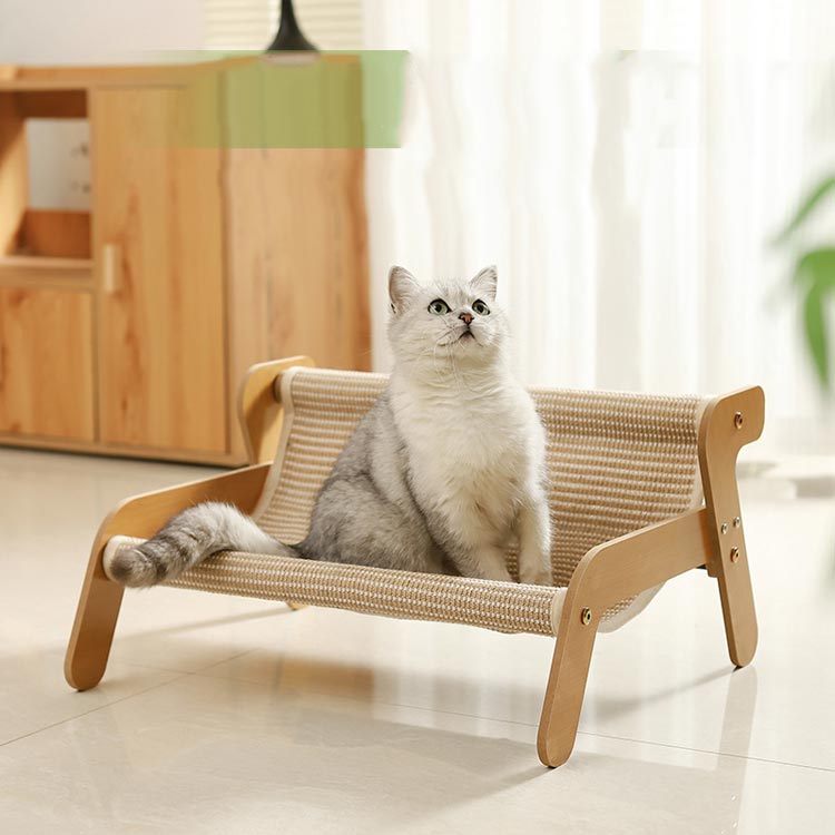 爪研ぎベッド 夏用ひんやりマットタイプ 猫 ソファ つめとぎ キャットチェア 爪研...