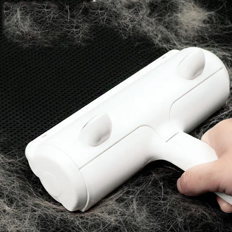 クレアガールのペット用 抜け毛取りブラシ コロコロクリーナー 抜け毛 クリーナー ローラークリーナー 犬 猫 ペットブラシ 掃除用 ブラシ 水洗い かわいい 被毛ケア 除毛 無駄毛 繰り返し使用 抜け毛取り クリーナー｜アングル3