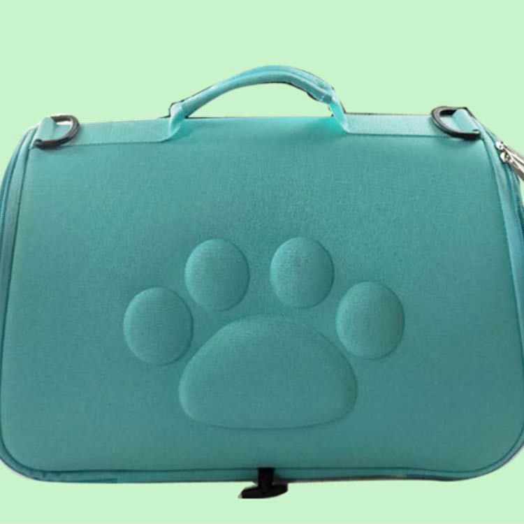 クレアガールの2WAY バッグ ショルダー ペットキャリーバッグ 折りたたみ式 折りたたみ 小型犬 猫ケージ ペットキャリーバッグ おしゃれ 子ネコ 猫 犬 小型犬 軽量 折り畳み 猫のキャリーケース 斜めがけ 病院 猫ペットキャリー｜アングル2