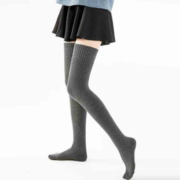 ニーハイソックス オーバーニー ハイソックス 靴下 レディース 厚手 パイル ソックス もこもこ ポカポカ 保温 防寒 スクールソックス 秋 冬 オーバーニーソックス 無地 くつ下 学生 通学 通勤 冷え対策送料無料