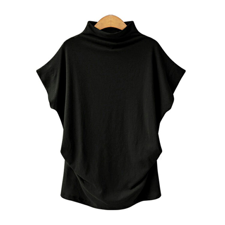 【9サイズ*全6色】Tシャツ ボトルネック カットソー レディース 半袖 トップス 大...