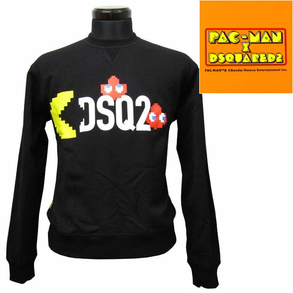 ディースクエアード パックマン DSQUARED2×PACMAN コラボ トレーナー スウェット メンズ(32008)