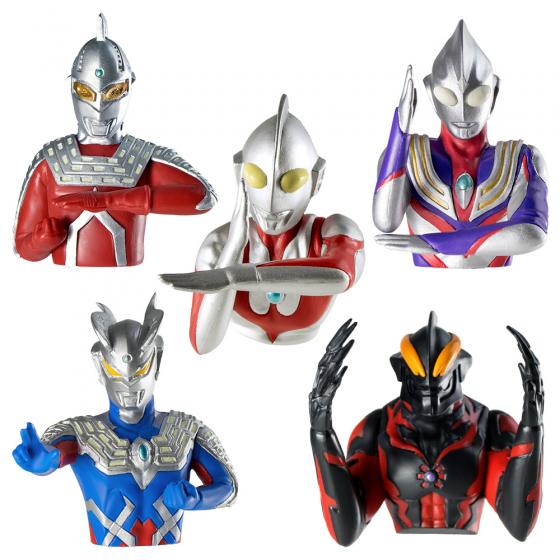 ウルトラマン ウルトラマンフィギュアマグネット【全5種が揃う！コンプリートセット（黒箱】《ウルトラマンショップ限定》