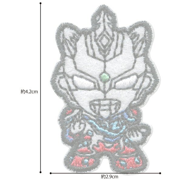 10%OFF メール便選択OK（ウルトラマンZアルファエッジ（PU-53）シール＆アイロン ...