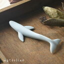 miyama. 「waterline クジラ型 カトラリーレスト」 Whale 魚 海 大型生物 動物 くじら クジラ 鯨 美濃焼 青磁 陶器 磁器 日本製 深...