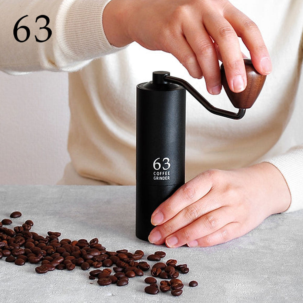 【ポイント5倍】 ギフト プレゼント コーヒーミル 「 63 コーヒーグラインダー 」珈琲 コーヒー 手挽き スリム コンパクト 手動 黒 ブラック マット シ...