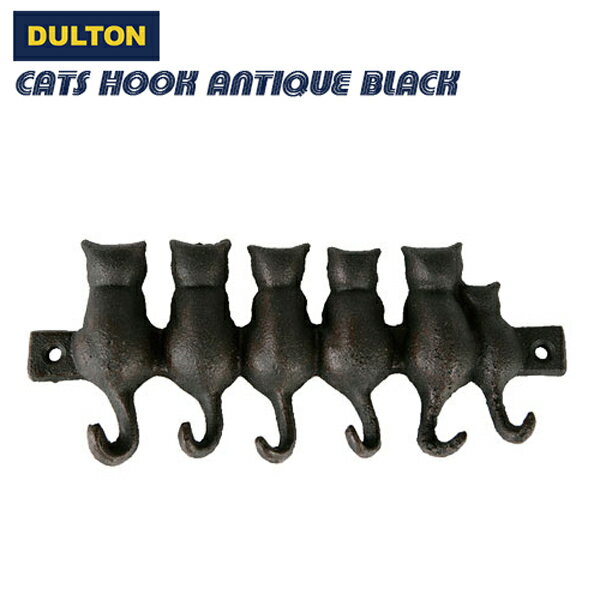 DULTON 「キャット フック」 CATS HOOK ANTIQUE BLACK キーフック アイアンフック 壁掛け インテリア 壁掛けフック 壁掛フック フック 壁掛けハンガー