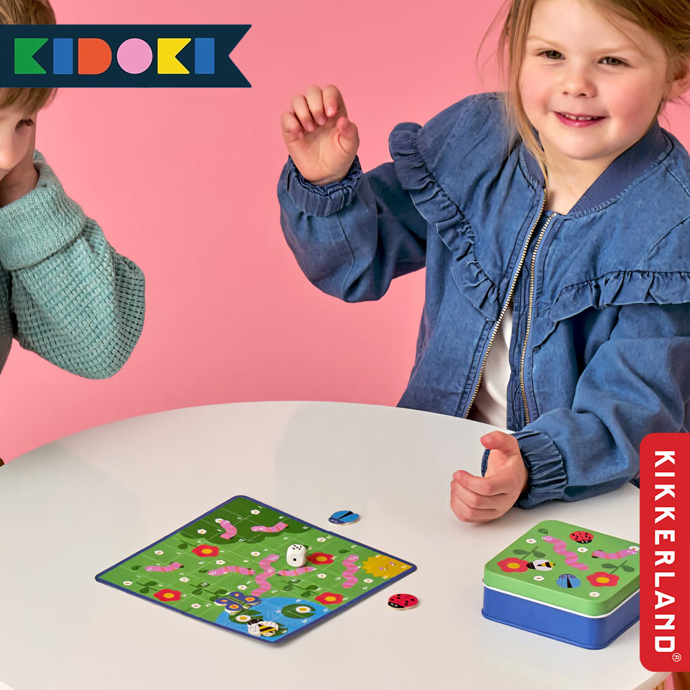 ギフト プレゼント KIKKERLAND 「オン ザ ゴー バグチェイス ゲーム」On The Go Bug Chase Game キッカーランド すごろく おもちゃ 玩具 知育玩具 木製 こども クリスマス お歳暮 御歳暮 ラッピング無料 送料無料