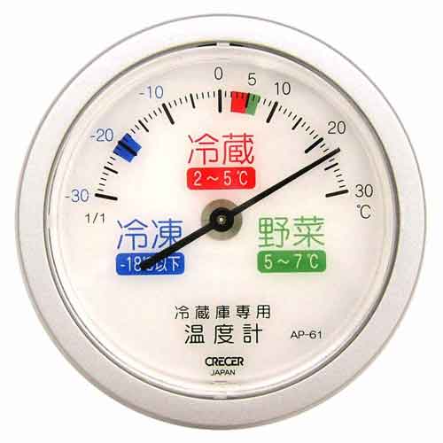 CRECER・冷蔵庫用温度計・AP－61