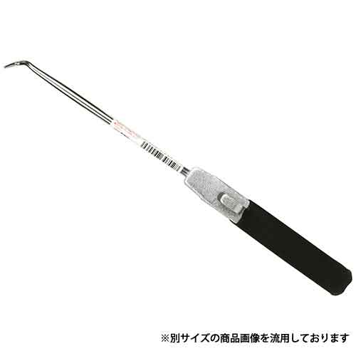 【用途】セパレーターの誘導に。【機能・特徴】仮枠工事でコンパネの孔とセパレーターのずれが出た時にセパレータを誘導します。ホームタイ廻し、セパレーター廻しもできます。【仕様】●フック長さ：210mm。【商品サイズ】幅33×高さ350×奥行21mm　重量212g　