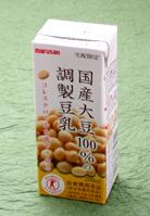 【トクホ】国産大豆100％　濃厚調整豆乳　200ml×24本【1ケース】 （宅配専用）マルサンアイ