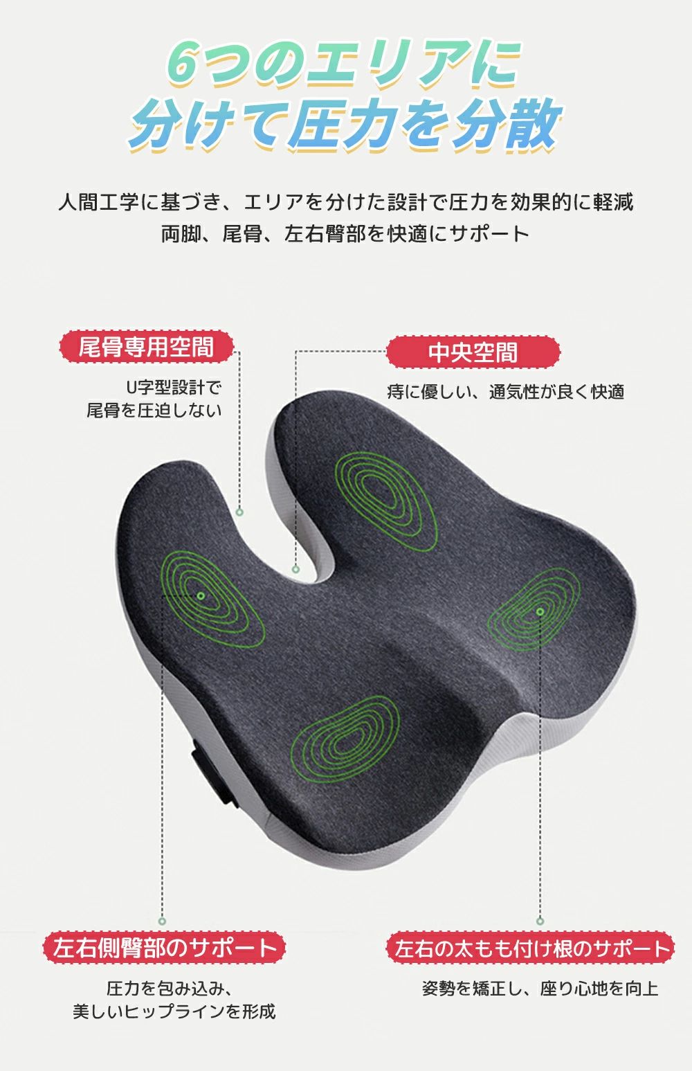 みろくshopのシートマッサージャー シートクッション 充電式 電熱クッション 温熱 ヒーター 振動 低反発 オフィス 運転 シート型 マッサージ｜アングル2
