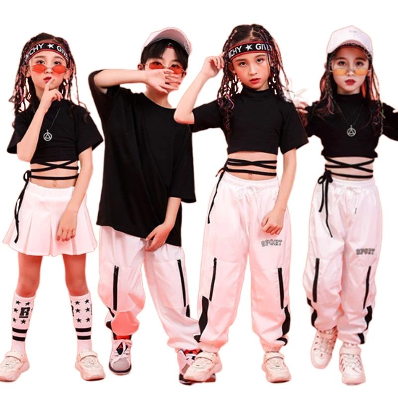 男の子 女の子 ダンス衣装 トップス 半袖 長袖 スカート パンツ キッズ ダンス jaz...