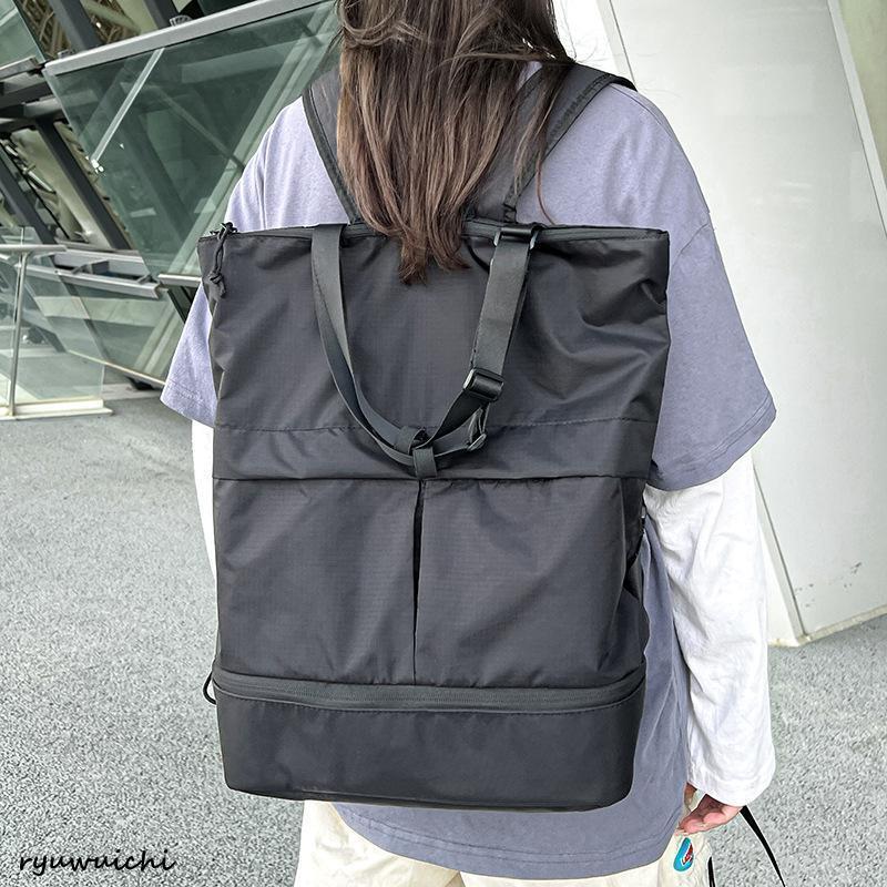 2way リュック トート 大容量 メンズ レディース 撥水 キャリーオン 軽量 ナイロン PC収納 A4 B4 肩掛け ショルダー 通勤 通学