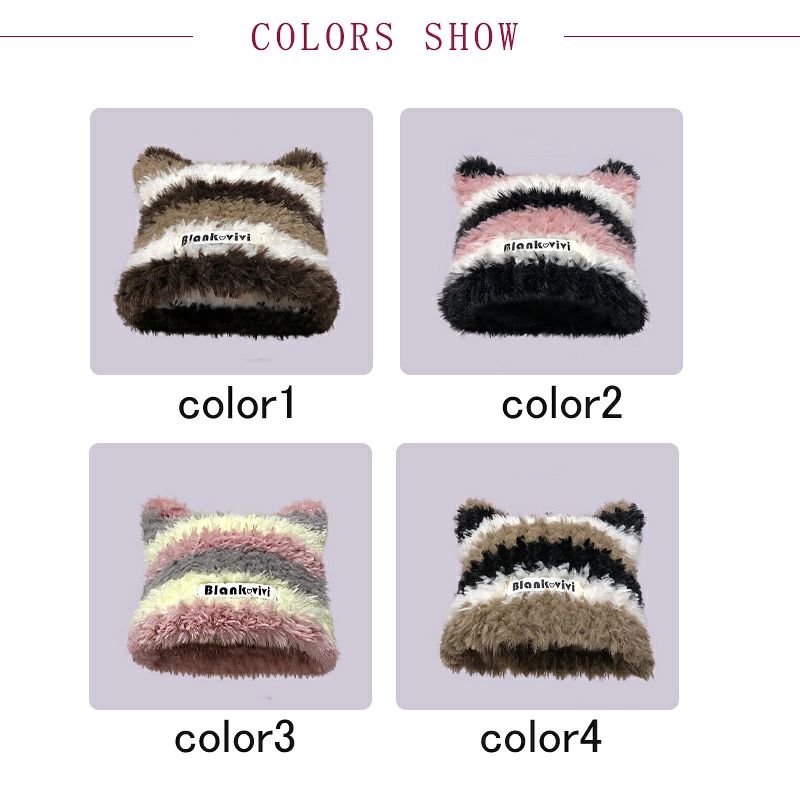 帽子 ニット帽 レディース おしゃれ ワッチ ビー`ニー かわいい 猫耳 ネコミミハッ...