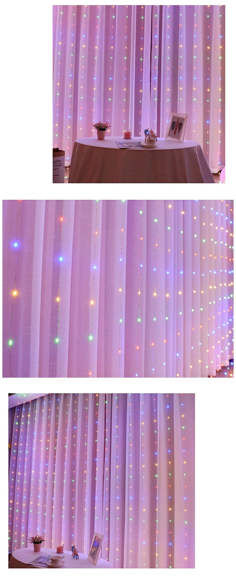 LED クリスマスツリー 電飾 リモコン付き パーティー LEDライト クリスマスライト ...