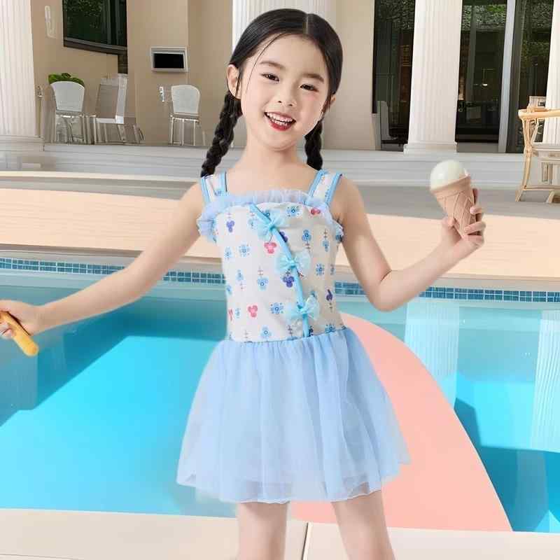 ビーチ 花柄 幼稚園 女の子 プール キッズ ワンピース 連体 海水浴 高弾力 スイミング 小学生 子供 ジュニア かわいい 裏地付き