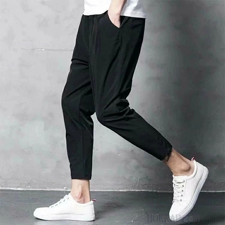 みろくshopの長ズボン アンクル スキニーパンツ 夏 超伸縮 薄手 速乾 薄手 チノパン カジュアル 細身 夏 春 9分丈 秋｜アングル3
