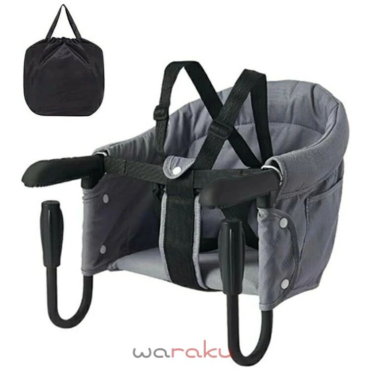 【商品コード】：y812861 【カラー】 ブルー ブラック グレー レッド 商品の寸法：22.8D x 33W x 30H cm 推奨最大重量：25 キログラム ポータブル：はい 重さ：1.87 kg 【この商品について】 1.丈夫でベビーチェア，丈夫で耐久性が良いステンレス鋼製固定具とアルミ合金フレームで作られています。負荷は最大25kgです。ベビーテーブルチェア内側のシートは、心地の良い生地を採用し、柔らかく丈夫で、通気性も抜群です。【ご注意】収納袋は椅子の底にあります。 2.持ち運びやすい，持ち運びが出来るのでレストランやカフェでの外食・ママ会、公園でのピクニック、アウトドアでのバーベキューなど、さまざまな場所でお使い頂けます。【ご注意】収納袋は椅子の底にあります。 3.取り付け簡単，取り外しができます。特製の材質を使用しており、収納バッグは軽量でありながら、チェアを収めて簡単に持ち運びますし、お出掛ける時とても楽です。【ご注意】収納袋は椅子の底にあります。 4.多様な用途；調整可能な固定システムロッドは、どの高さのテーブルにも使用できます。 底部には収納袋が装備されており、底部は収納袋のデザインに隠れており、母親がいつでもアクセスできるようになっています。 お食事に、遊びに、成長に合わせて多機能チェア。【ご注意】収納袋は椅子の底にあります。 ※簡易包装となりますのでご理解の程よろしくお願いします。 ※手動測定による1〜3cmの測定偏差を許容してください。 ※モニターや光の効果が異なるため、実際の色は写真の色と若干異なる場合があります。 ※仕様・デザインは改良のため予告なく変更することがあります。