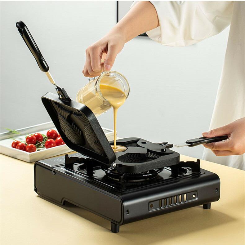 家庭用 たい焼き 直火 フッ素加工 フッ素樹脂加工 たい焼き機 鯛焼き器 たいやき ...