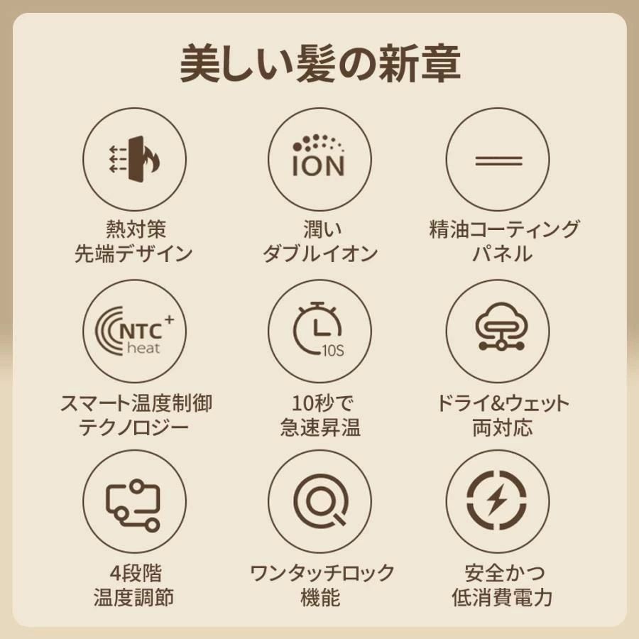 クリスマス 旅行用 携帯 コンパクト軽量 自動電源OFF 360度回転コード 温度6段階調...