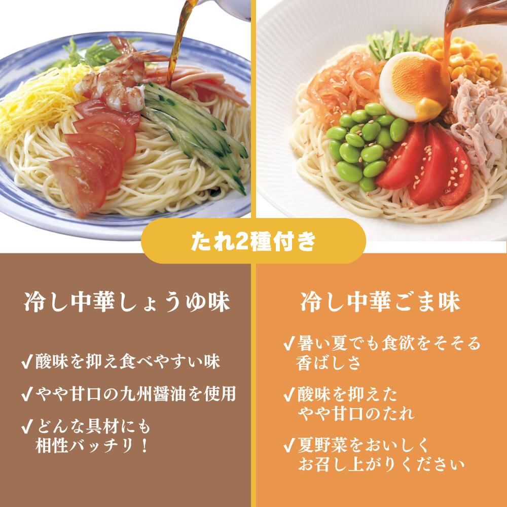 冷し中華【常温・麺・オリジナルの2つのタレ付き】冷やし中華 長崎 九州 お土産 美...