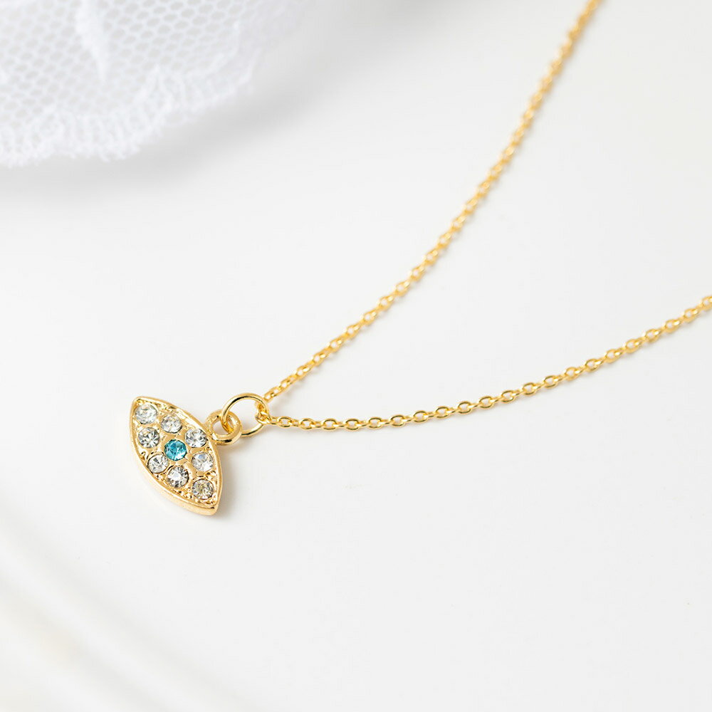 【2BUY 10%OFF!】ネックレス ストーン ゴールド シルバー
