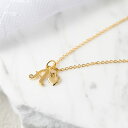 【2BUY 10%OFF!】イニシャル ネックレス「A」「K」「R」「S」「Y」 イニシャルネックレス ゴールド ピンクゴールド