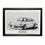 日産　ニッサン フェアレディ　130Z　鉛筆画　名車　旧車　ノスタルジックカー　イラスト 絵画 デッサン 絵　A4サイズ 230mmX318mm 額付き 作者直筆サイン入り 車好き 男性 向け お誕生日 バースデー ギフト クリスマス プレゼント にも最適　全国送料無料