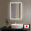 【24H限定★20%OFF】壁掛けミラー LEDミラー 調節可能 50*70cm 洗面台 スマート メイクミラー 省み電力..