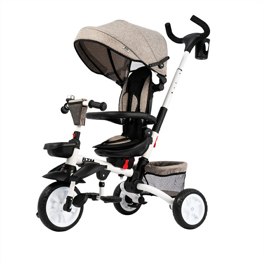 子供用三輪車 折りたたみ 手押し かじとり おしゃれ 7in1 1歳 2歳 3歳 ランニングバイク 座面回転 自転車 おもちゃ 乗用玩具 幼児用 キッズバイク誕...